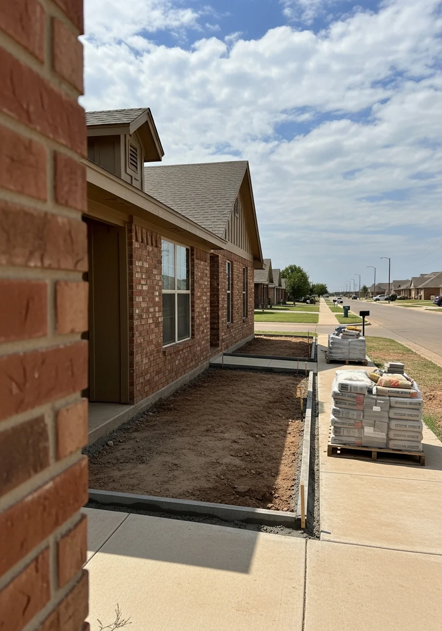 Detail of skilled work on a Pampa property demonstrating respect for local building traditions.